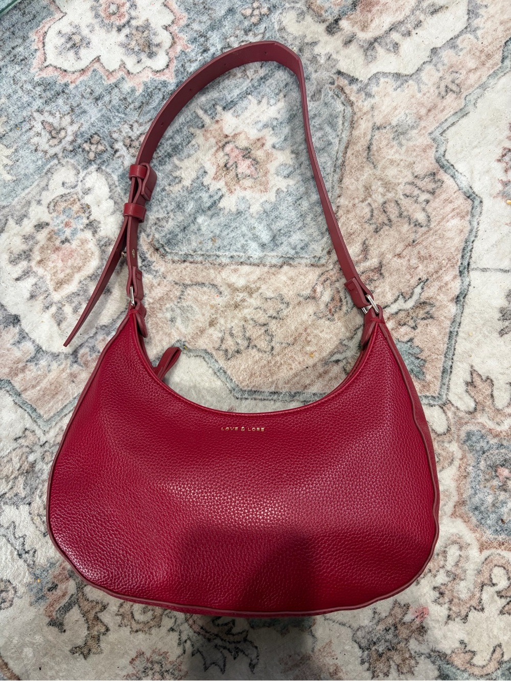 Love and Lore Red Shoulder Bag